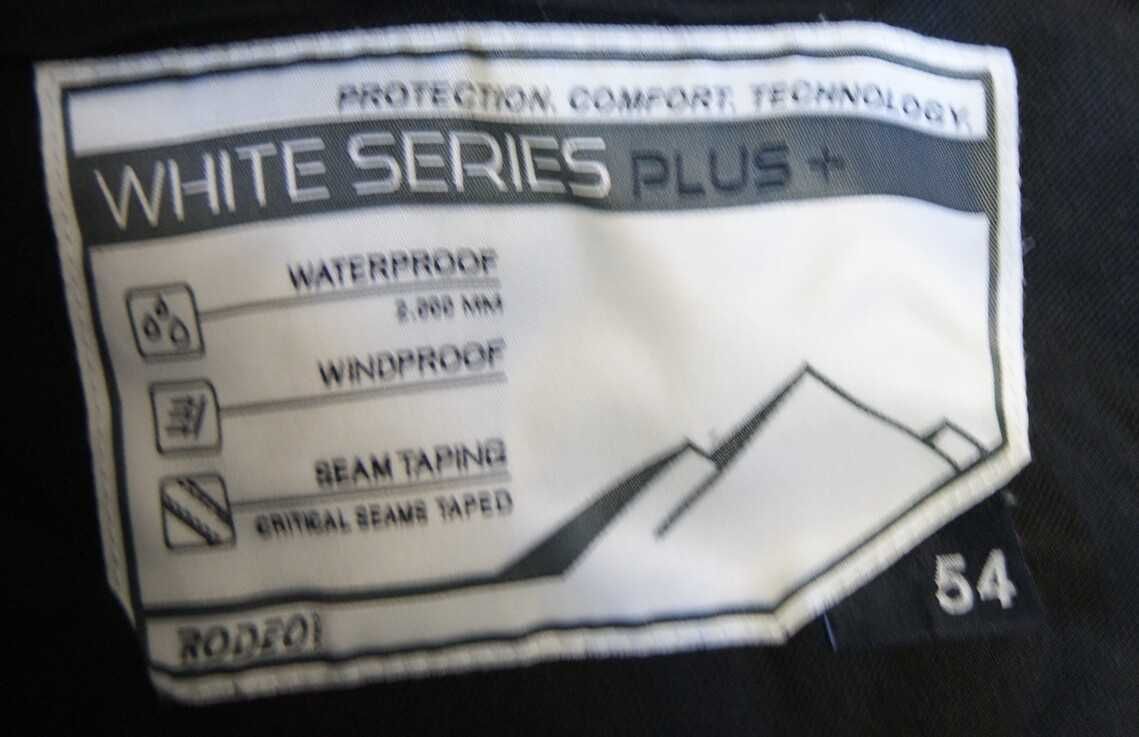 CandA RODEO WHITE SERIES PLUS 54 XL kurtka narciarska męska membr.2000