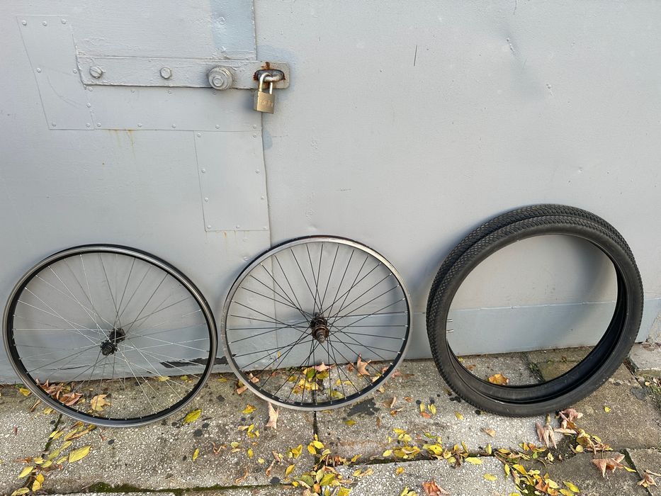 Koła 27,5 przód i tył stożkowe na wolnobieg