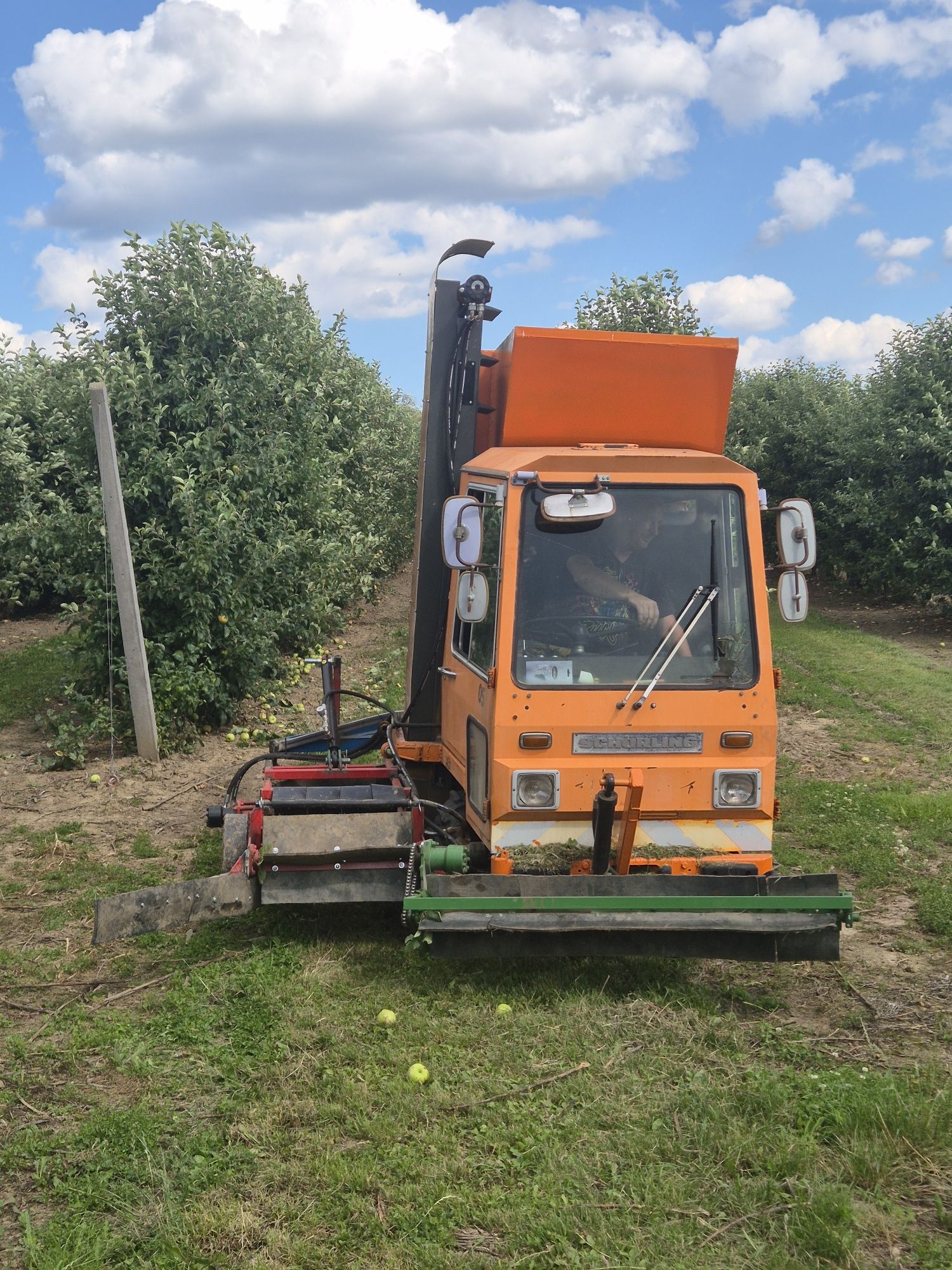 Kombajn do zbierania jabłek przemysłowych/Spadów/Samojezdny/Hydrostat/