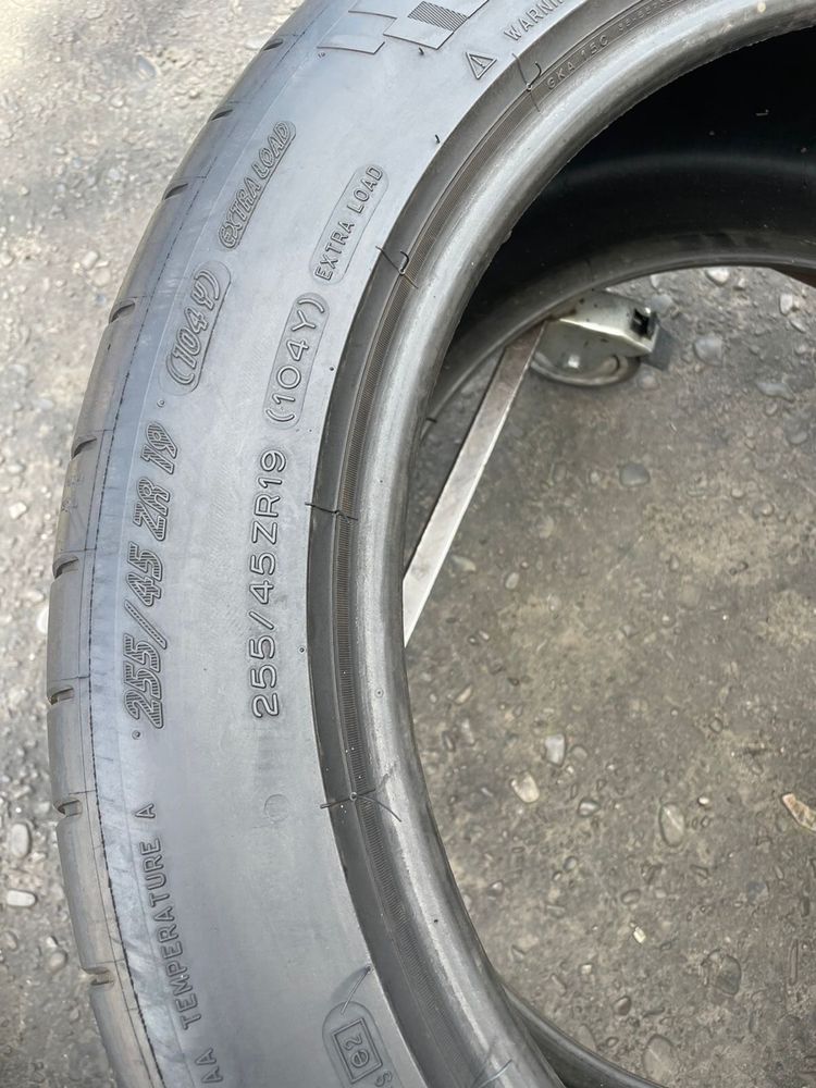 Шини 255/45 R19 пара Michelin 2021p літо 6,2мм