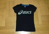 XS/ 152-158 Oasics czarna koszulka tshirt bluzka shirt
