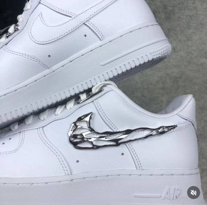 36-45 Nike Air Force 1 Low ‘Molten Metal Silver ‘