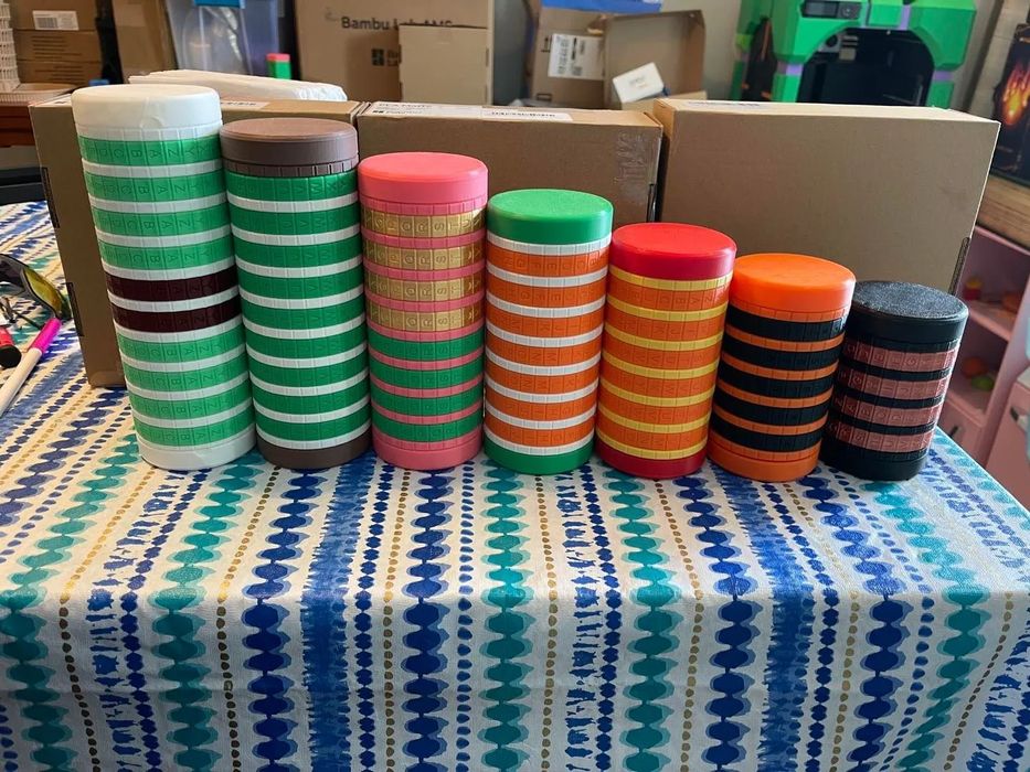 Cryptex de 6 Letras - Segredo Revelado