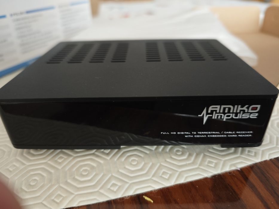 Amiko Impulse T2/C WiFi é uma box de cabo e tdt digital full hd NOVA