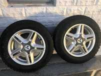Продам  диски r14 4x114.3 з зимовою резиною   185 65 14 шини, колеса