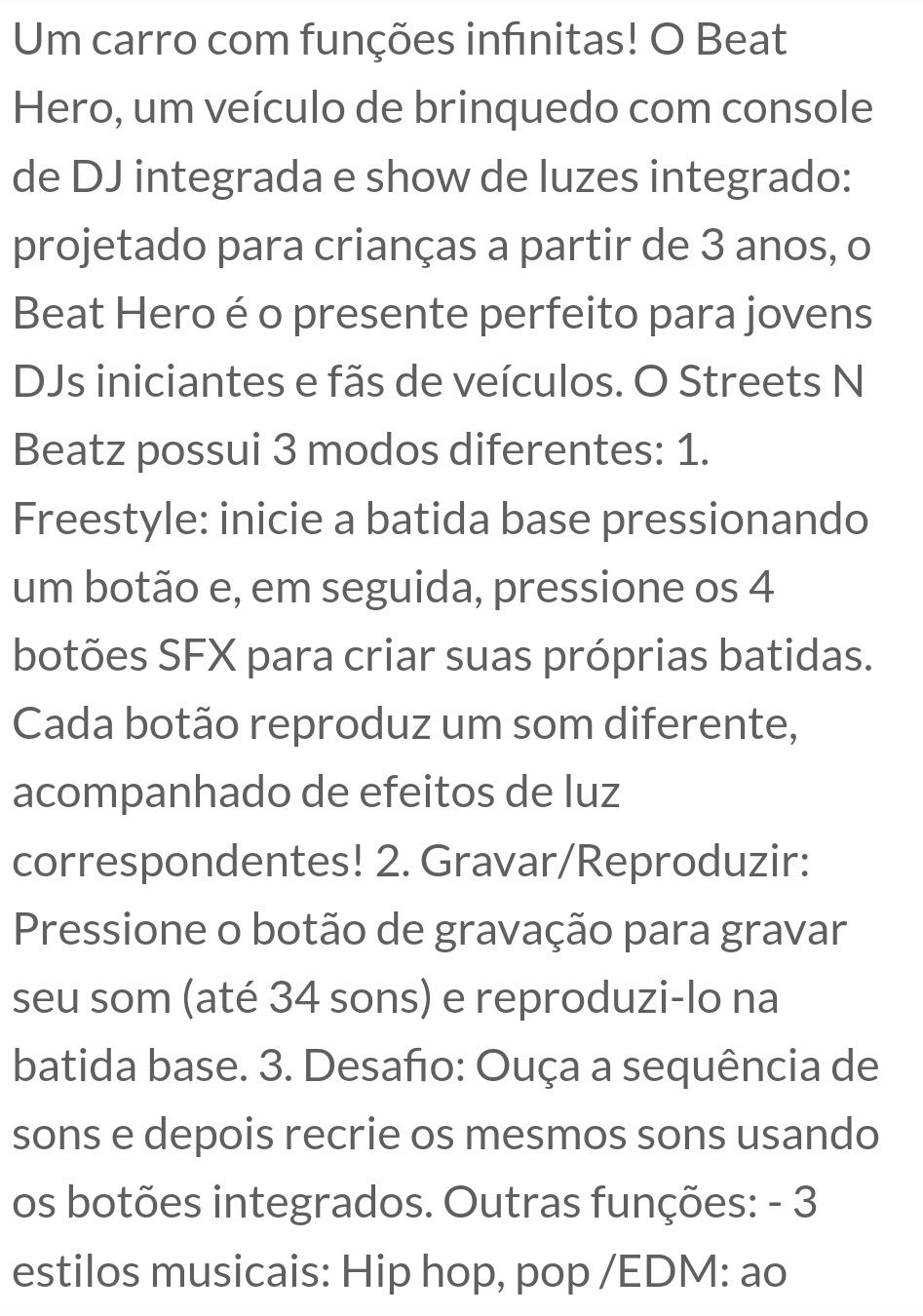 Beat hero carro (Artigo único)