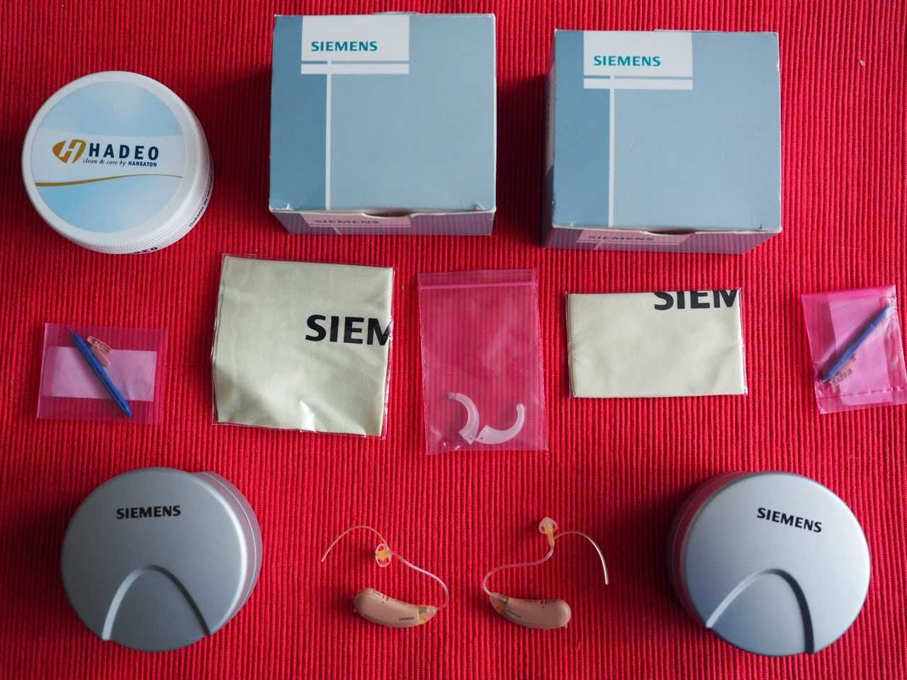 APARAT słuchowy SIEMENS Motion 301 S + ETUI (lewy i prawy) -mało używ.