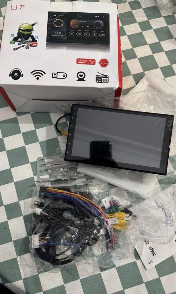 Rádio 2Din ANDROID 2GB com CARPLAY