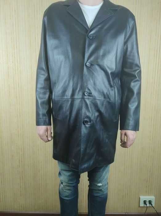 Мужская кожаная куртка Schott США USA пиджак кожа