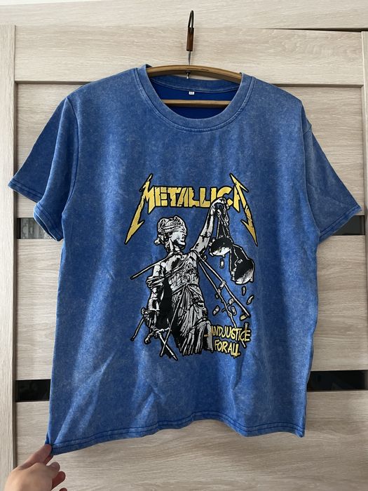 Футболка Metallica — размер XL, 100% хлопок