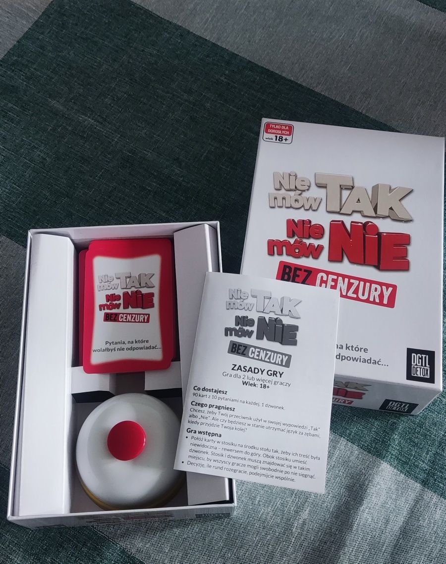 Gra nie mów tak nie mów nie bez cenzury 18+