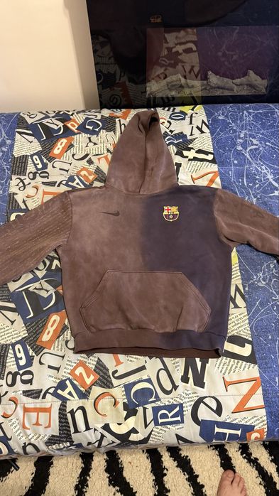 Оригінал! Travis Scott x Nike x FC Barcelona худі нова річ