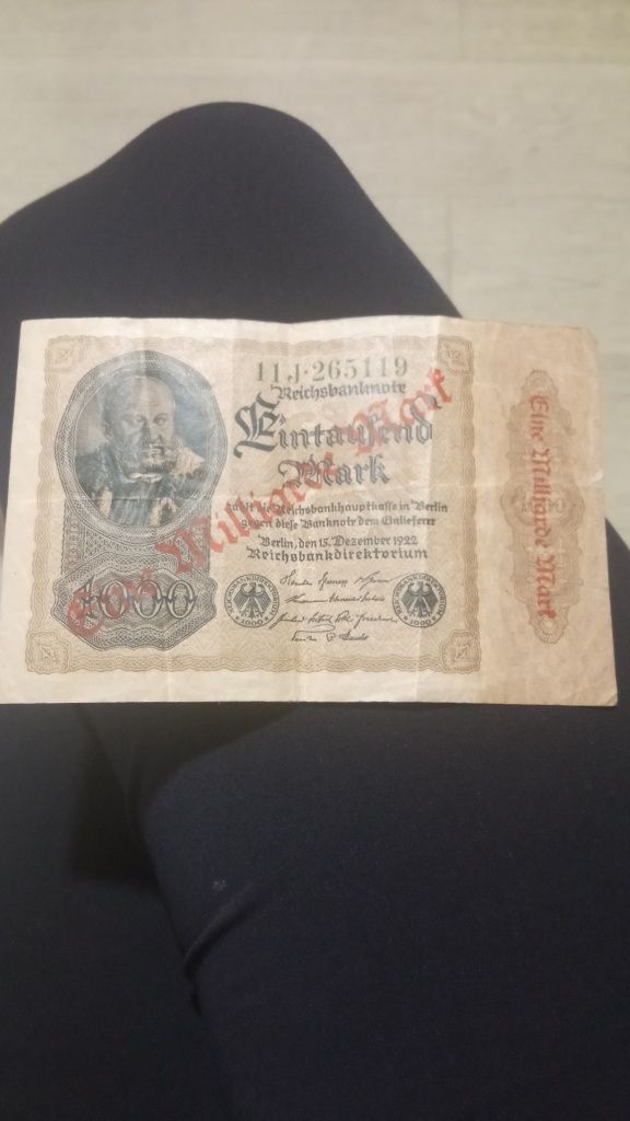 Banknot 1922 rok