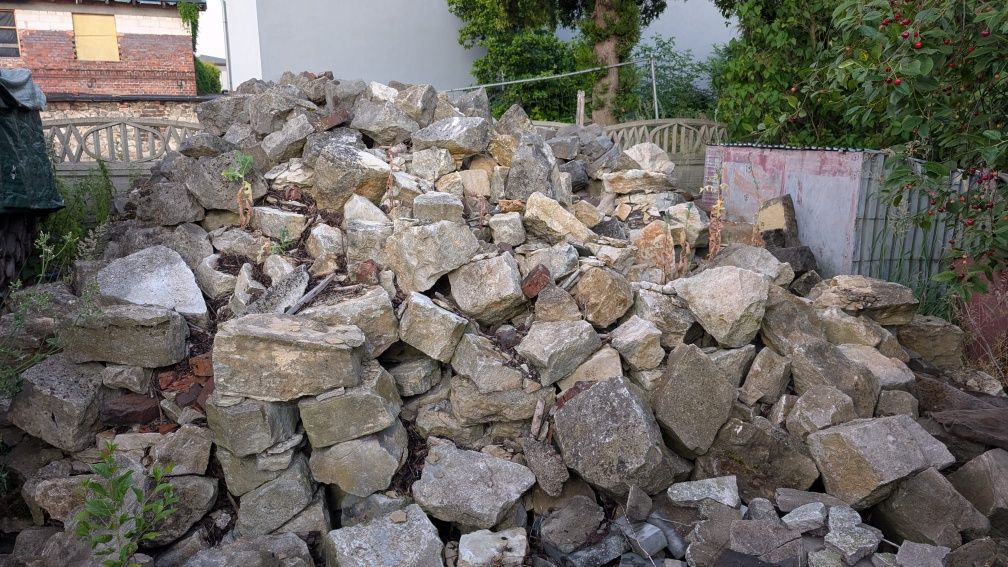 Kamień ogrodowy wapień kruszywo czysty