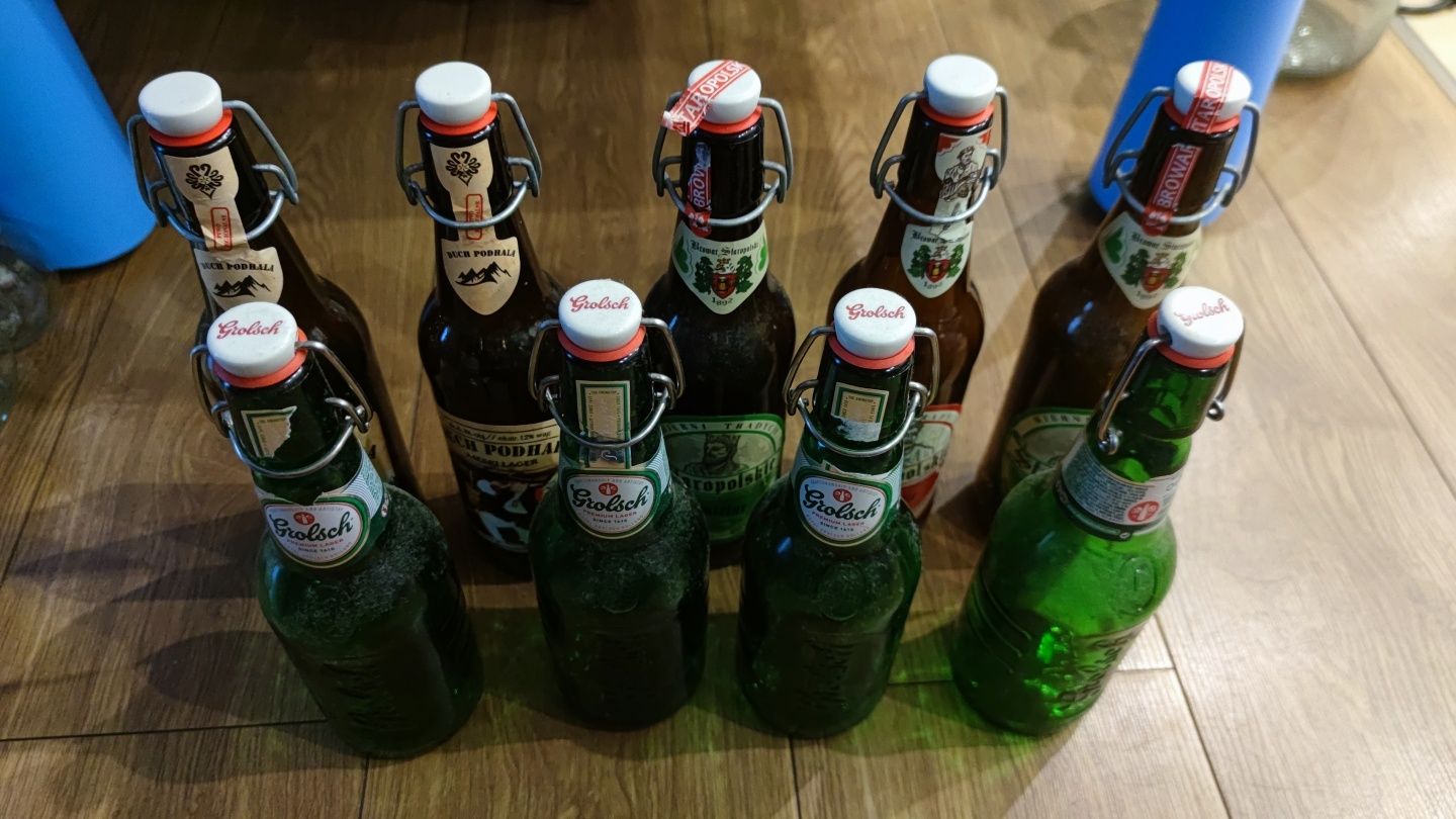 Butelki z ceramicznymi kapslami 500ml