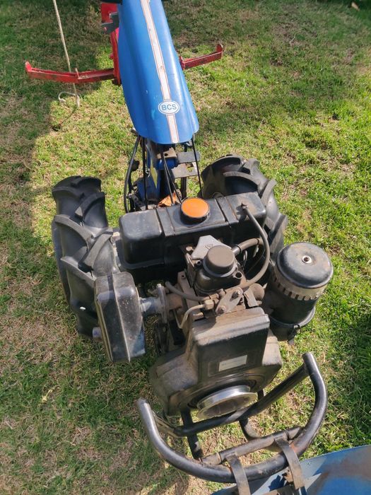 Motocultivador BCS 737 (diesel) + atrelado + fresa