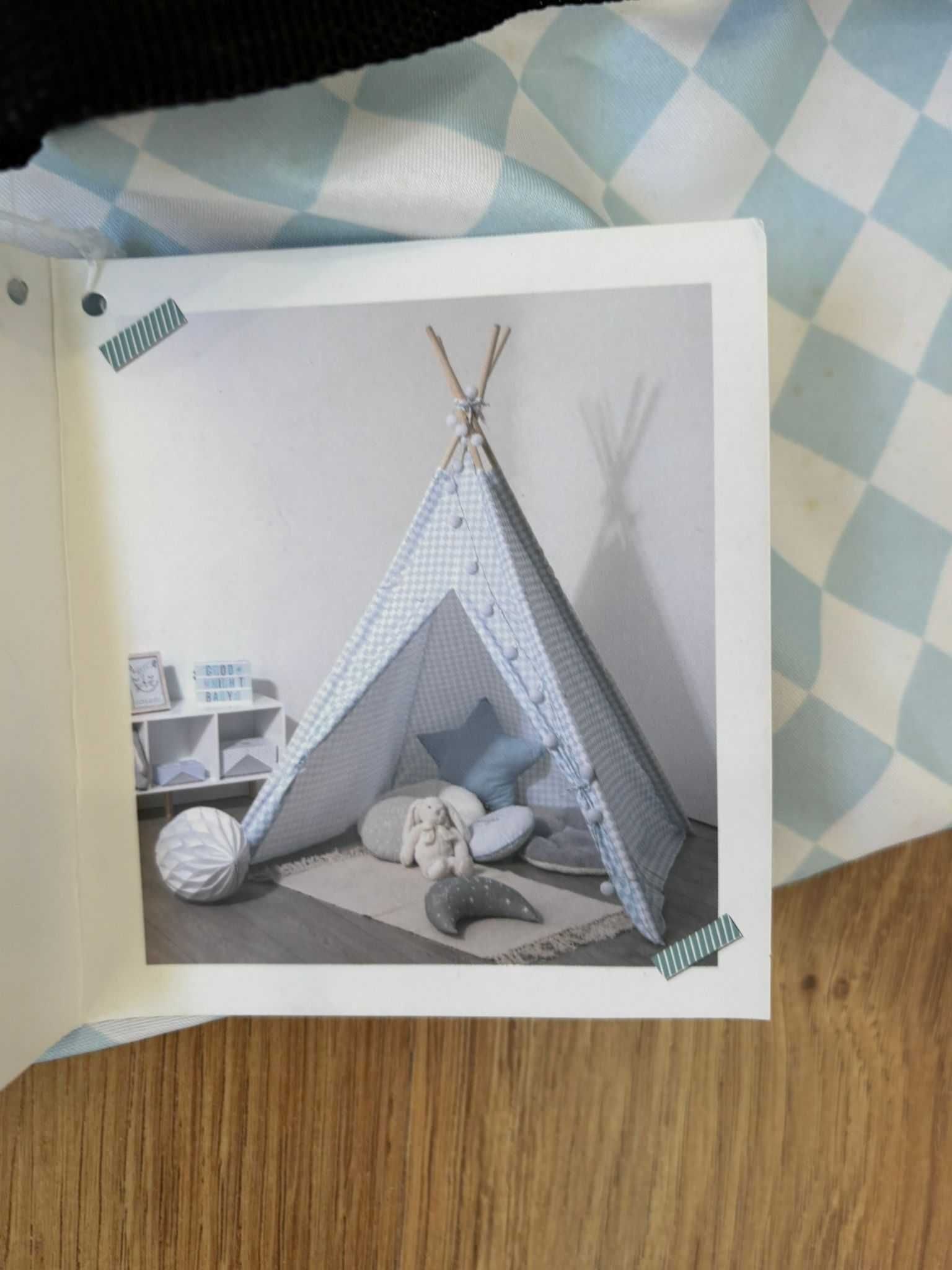 Tenda Tipi marca atmospera vichy azul