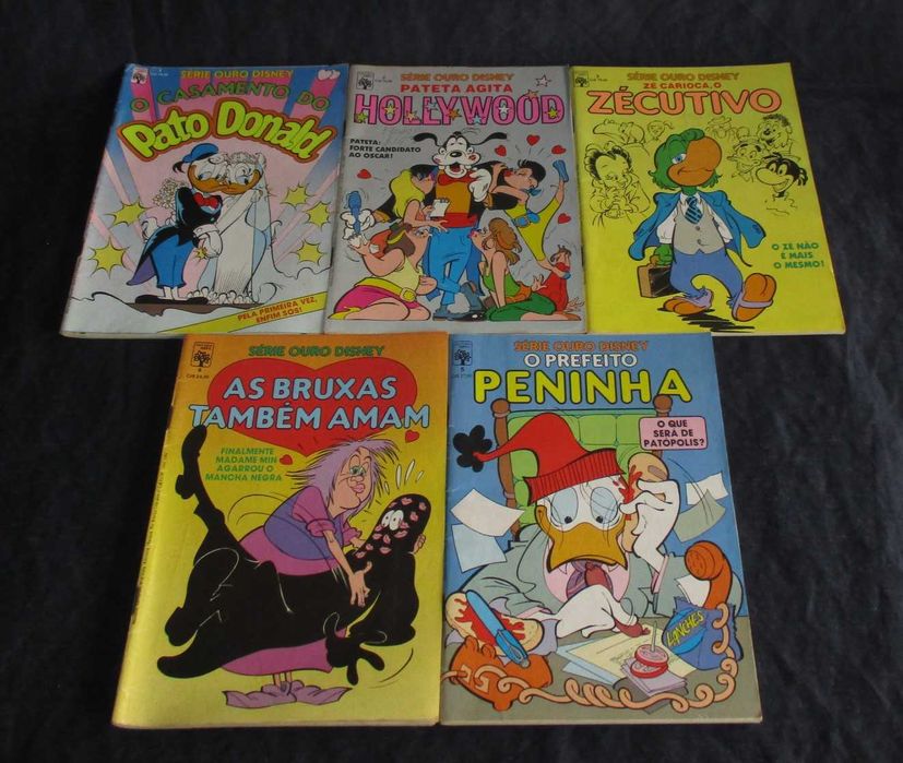 Livros BD Série Ouro Disney Completa Abril 1ª série 1987