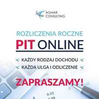 PIT każdy rodzaj dochodu, każda ulga  - ONLINE lub osobiście