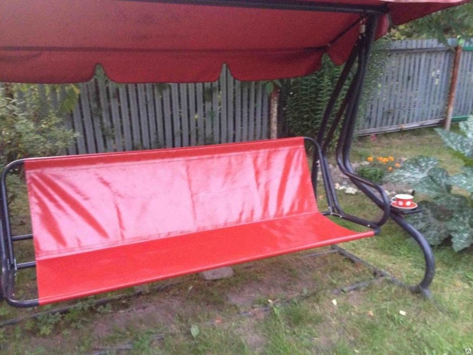 Ремонт,перетяжка садовых качелей