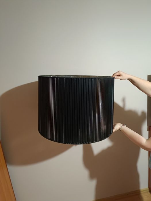 Abażur duży czarny