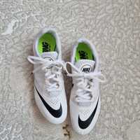 Męskie kolce do biegów sprinterskich Nike Rival S White rozmiar 45,5