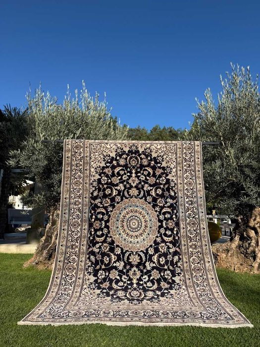 Dywan Perski R. Tkany kaszmirowy + jedwab Iran Nain 300x195 gal.27 tyś