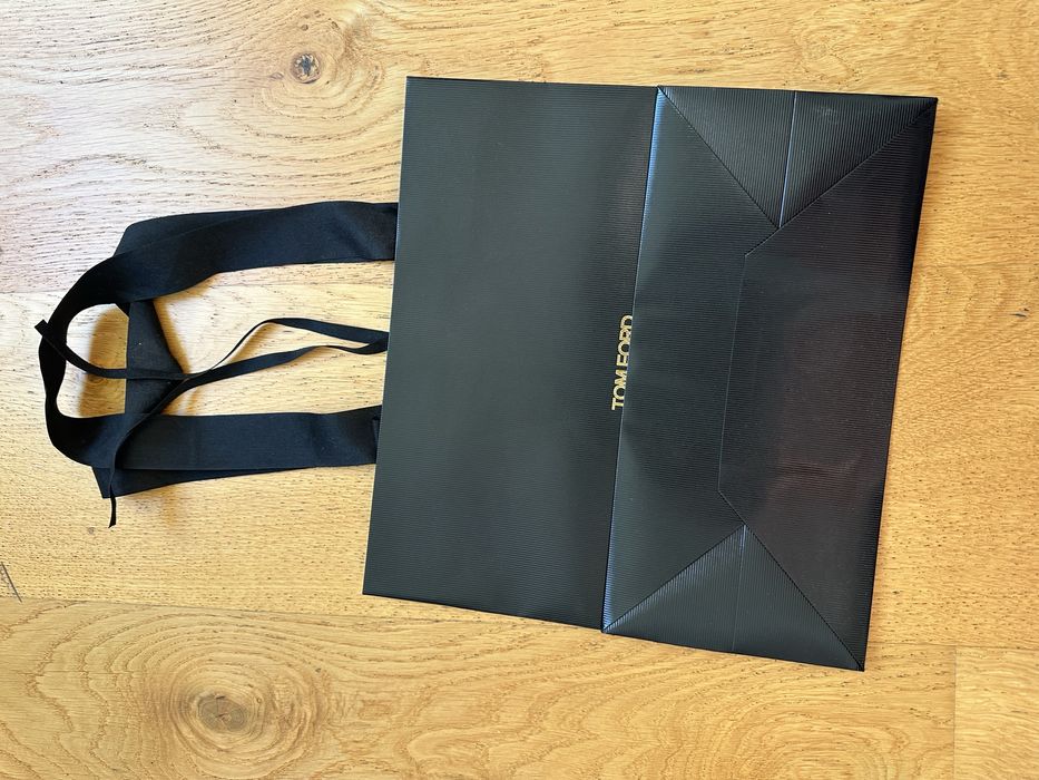 Torba torebka papierowa oryginał Tom Ford czarna
