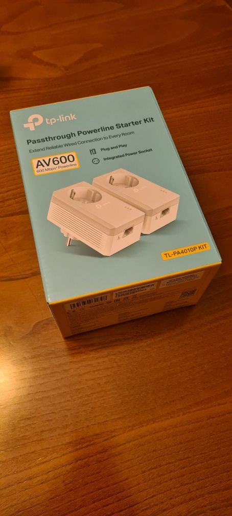 Powerline TP-Link 600 Mbps (NOVO)