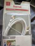 Kabel LAN RJ45 Hama  S/STP CAT 5e 5m biały, pozłacane końcówki