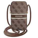 Torebka Guess 4g Stripe 6.1'' - brązowa