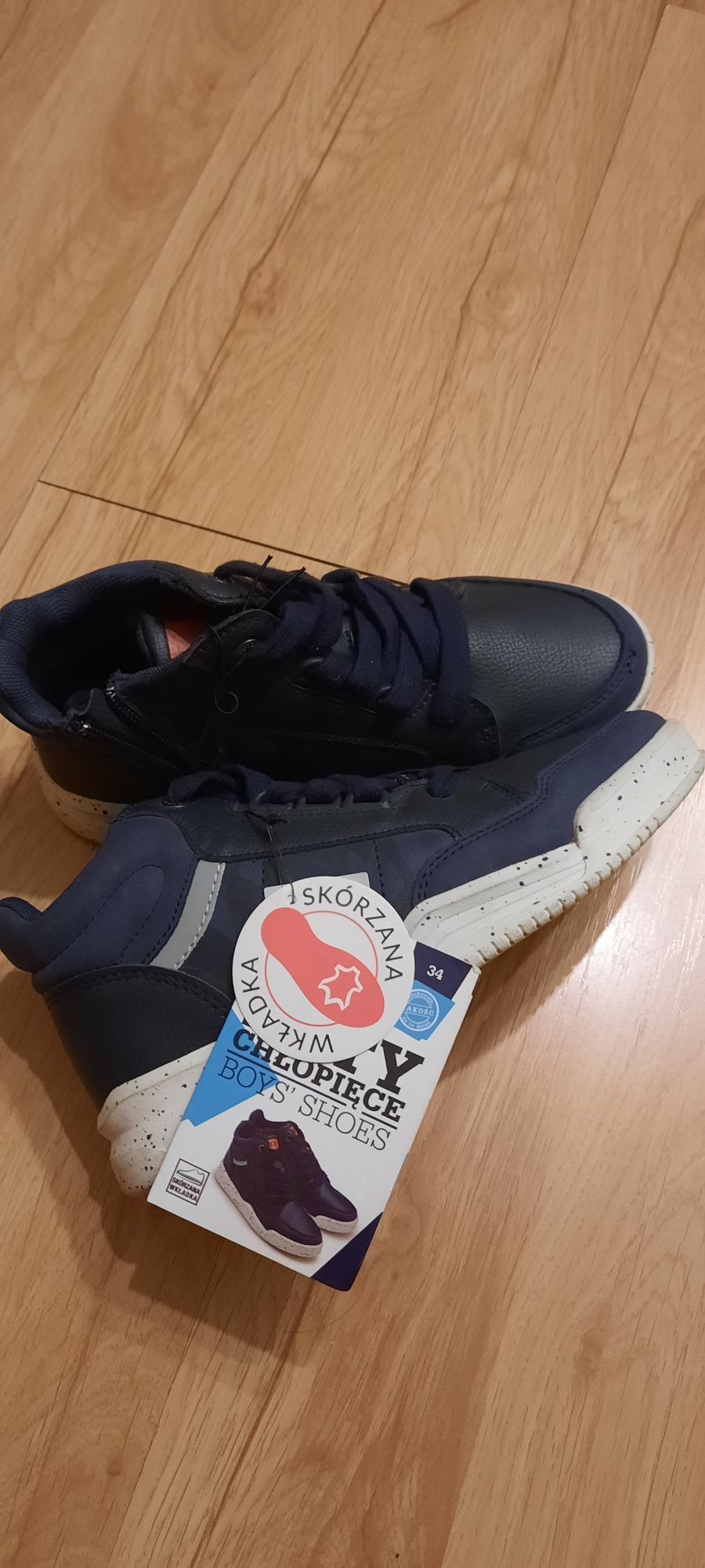 Buty nowe do kostki wiosna jesień r.34 adidasy sportowe