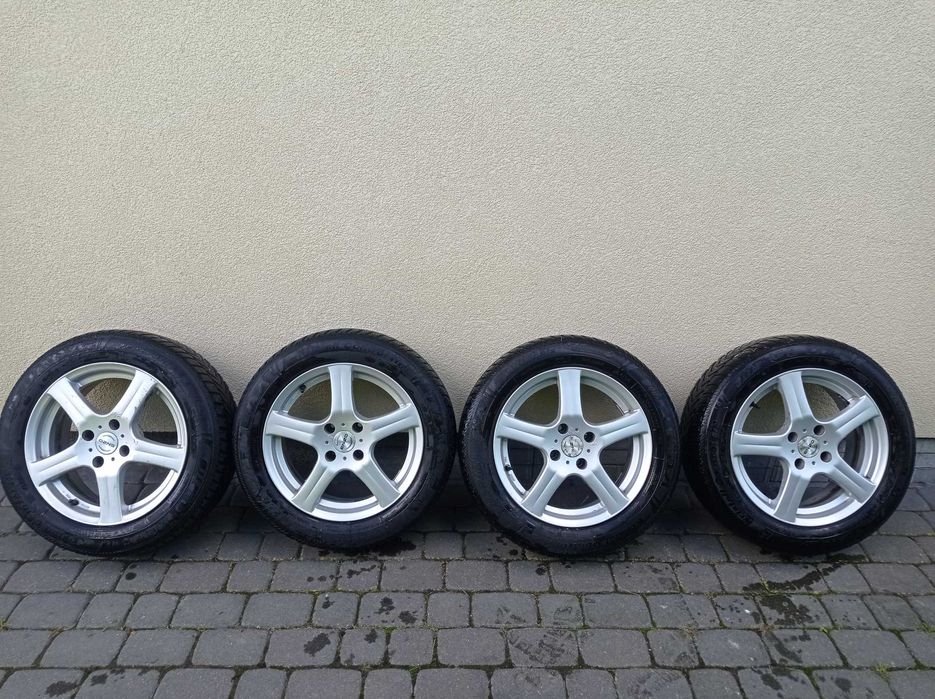 Alufelgi 16" 4x108 z oponami zimowymi FULDA 195/60/16