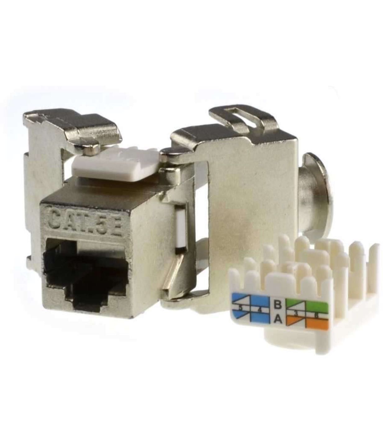 Moduł BKT RJ45 kat.5e, Ekranowany, Keystone, Beznarzędziowy