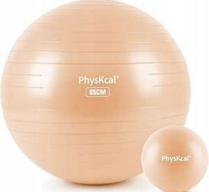 Piłka do pilates gimnastyczna 65 cm fitness siłownia ćwiczenia piłka m