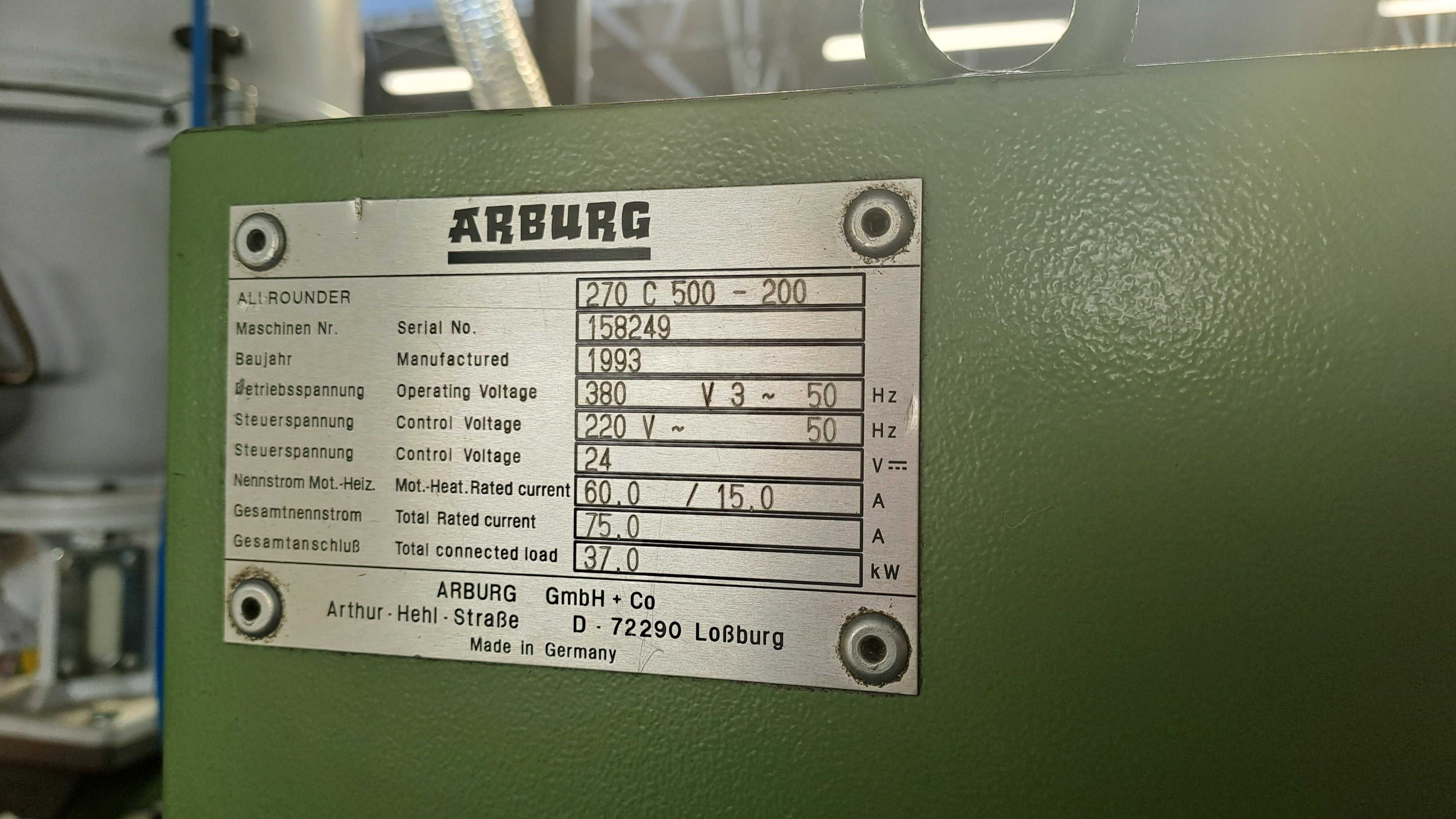 Wtryskarka ALLROUNDER Arburg 270 C