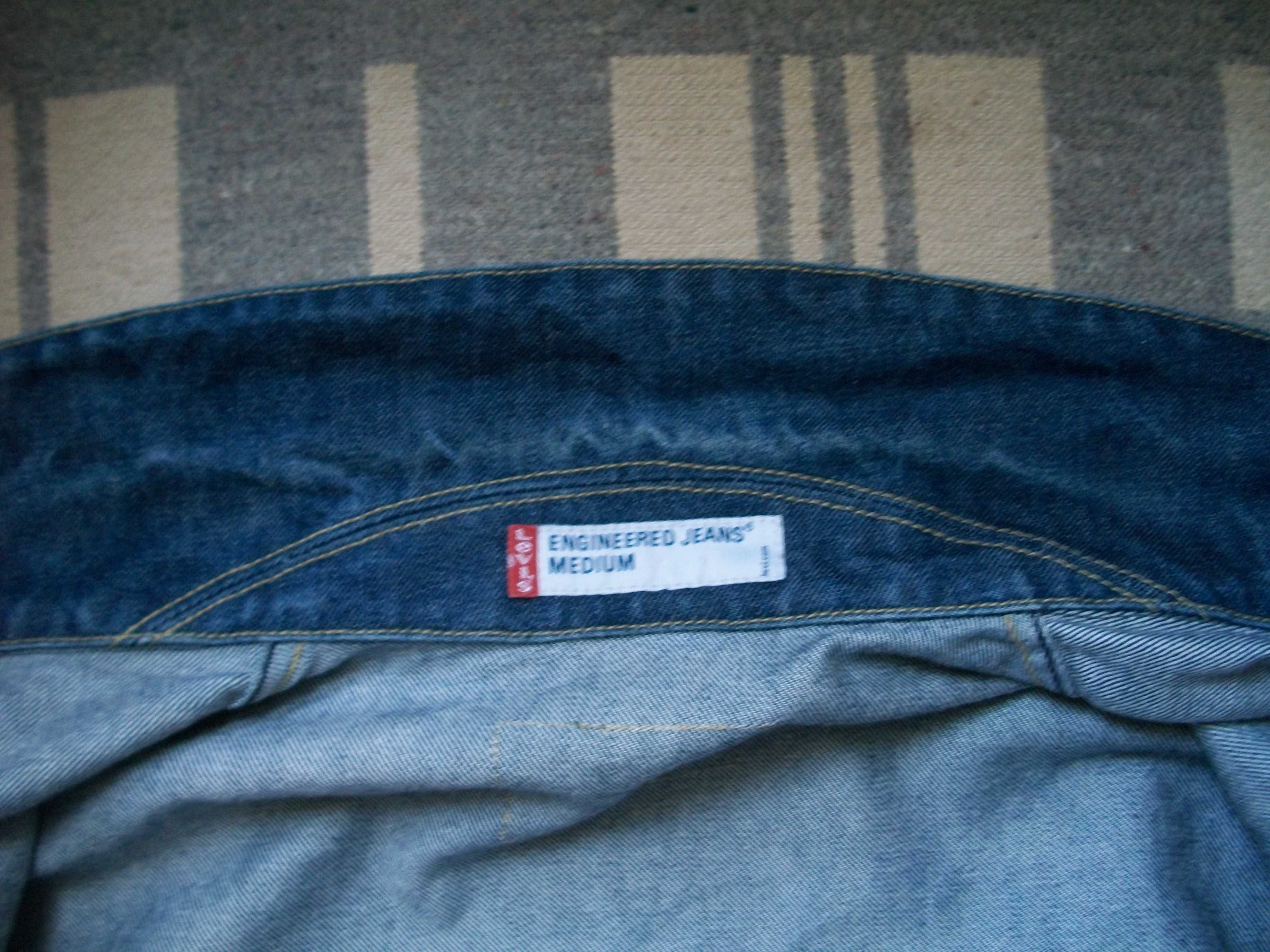 джинсовая куртка Levis Engineered medium плечи 50 см оригинал