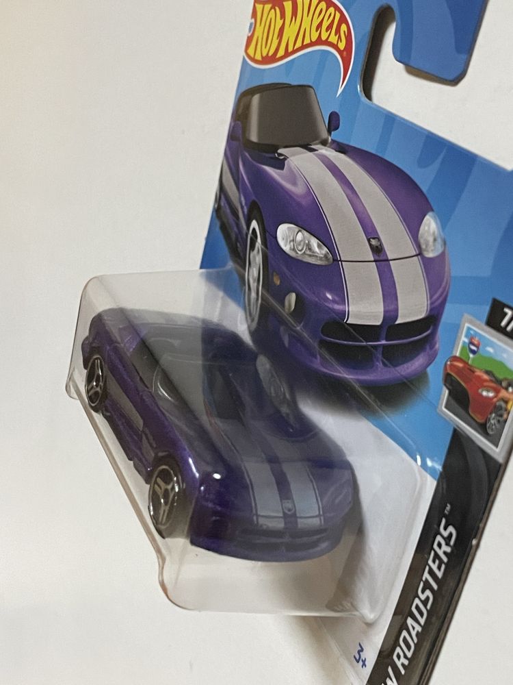 Dodge viper rt/10 hotwheels fioletowy