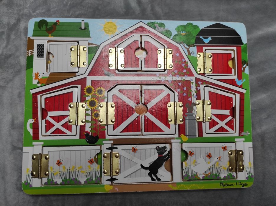 Drewniana tablica magnetyczna Melissa &Doug Farma