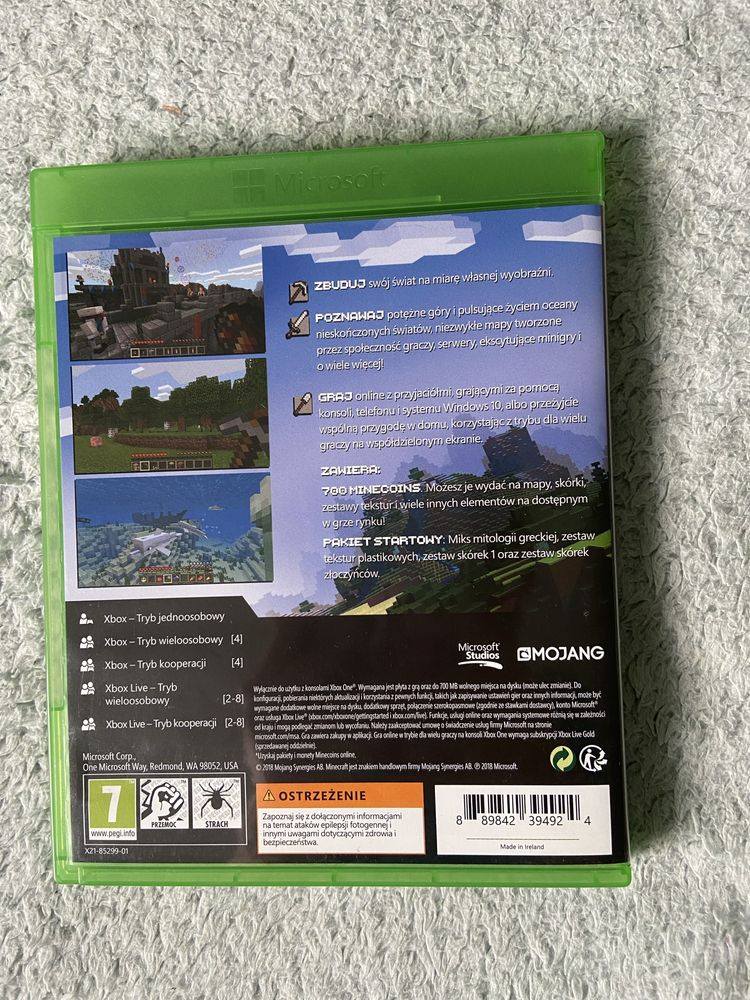 Gra Minecraft Xbox One
