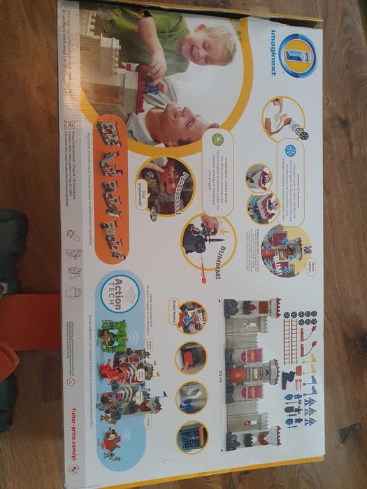 Zabawkowy zamek warowny rycerza Andrzeja Imaginext