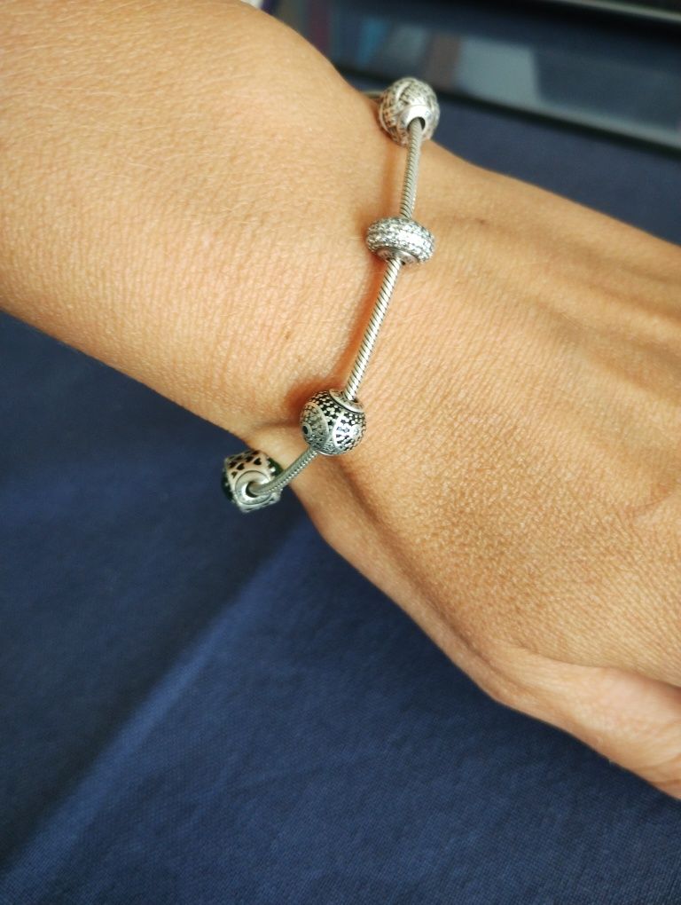 Baza na charmsy Pandora, średnica 2 mm
