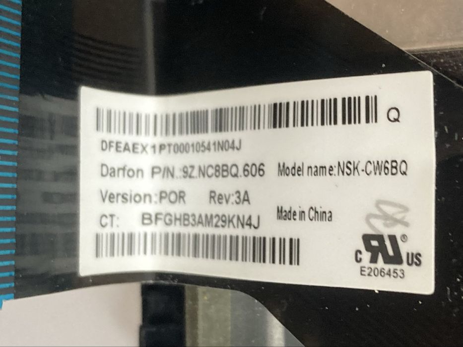 HP Pavilion Gaming 15-ak…Teclado