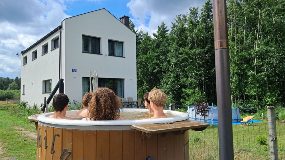 Mazury Urodziny, Panieńskie, Ferie 12 osób 3 łazienki domek nad jezior