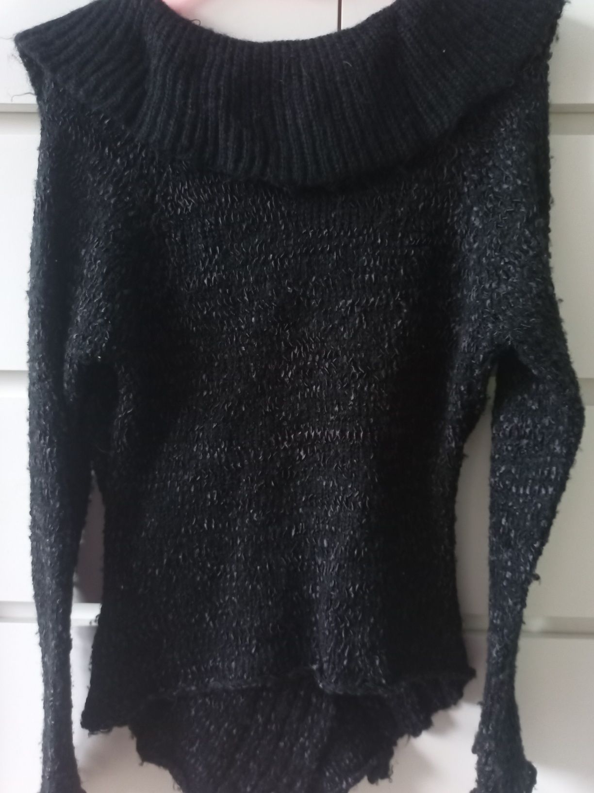 Sweter damski czarny M/L