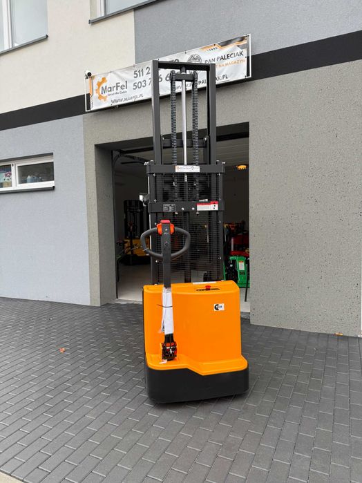 SZTAPLARKA Wózek podnośnikowy elektryczny PALETOWY 2.5m 3.5m 1.2t 1.5t