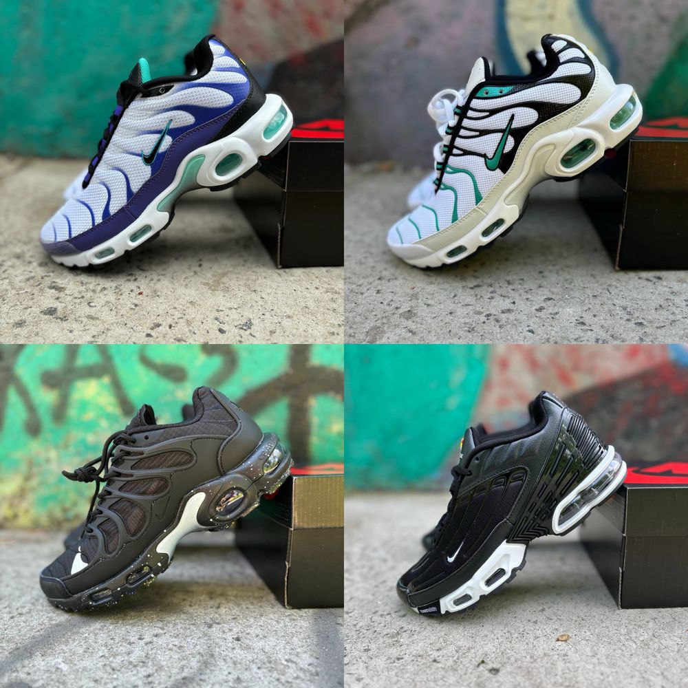 Мужские кроссовки чоловічі кросівки Nike Air Max Plus Black