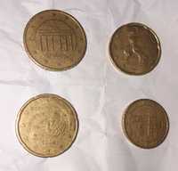 Moedas euros antigas e/ou raras