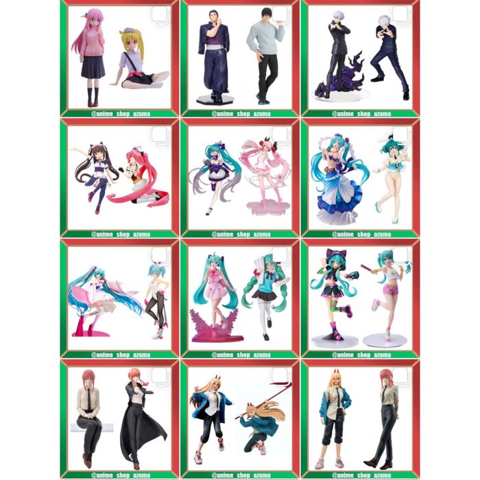 Оригінал аніме фігурка та мерч ,  500+ штук в наявності