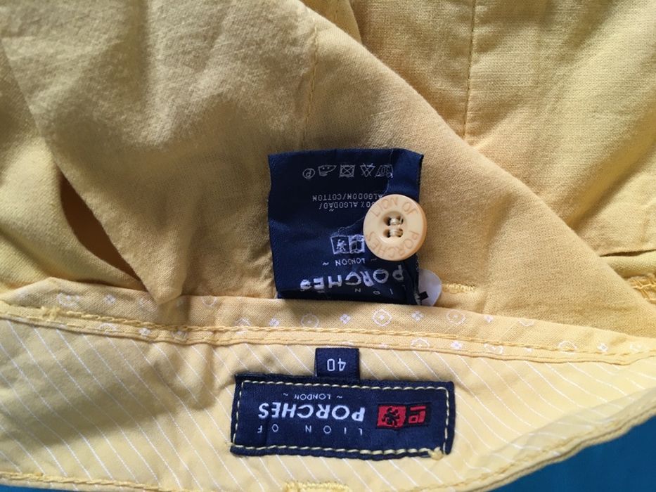 Novo Super Preço - Calças Amarelas Novas L. Porches, E. Tucci e Scotch